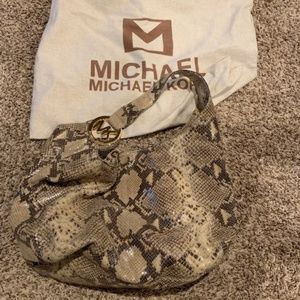 Michael Kors Snakeskin handbag
